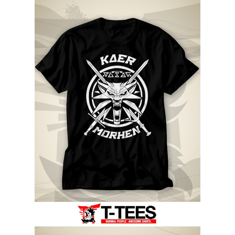 Kaos Baju atasan unisex Gamer T-shirt - The Witcher - Kaer Morhen - Ghaisan ID - Ghaisan Id