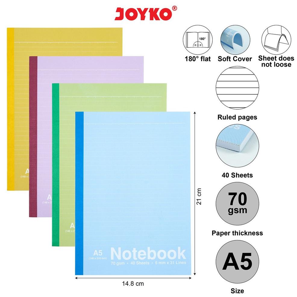 

N93 Notebook Joyko NB-704 A5 (PCS) HOT ⇔