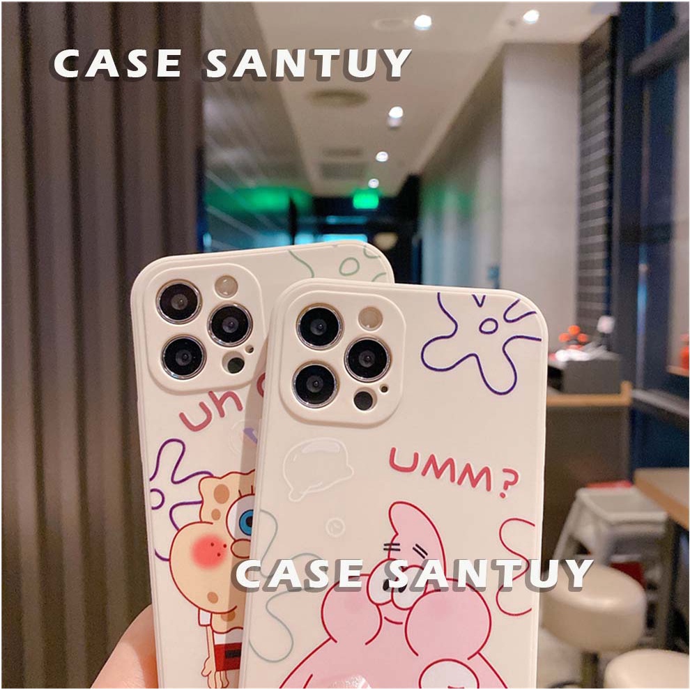 Soft Case Xiaomi POCO X3/POCO X3 NFC/POCO X3 PRO X3 GT F3 F4 5G M3 C40 M4 PRO-4G M5 M5S  X5 5G Spongebob Patrick Silicon Casing