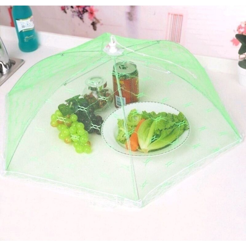 Tudung Saji Payung Lipat / Cover Penutup Makan Umbrella Food Cover