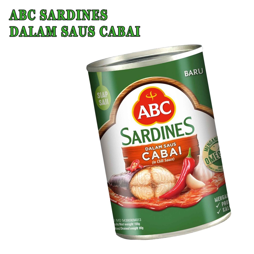 ABC SARDINES DALAM SAUS CABAI 155g