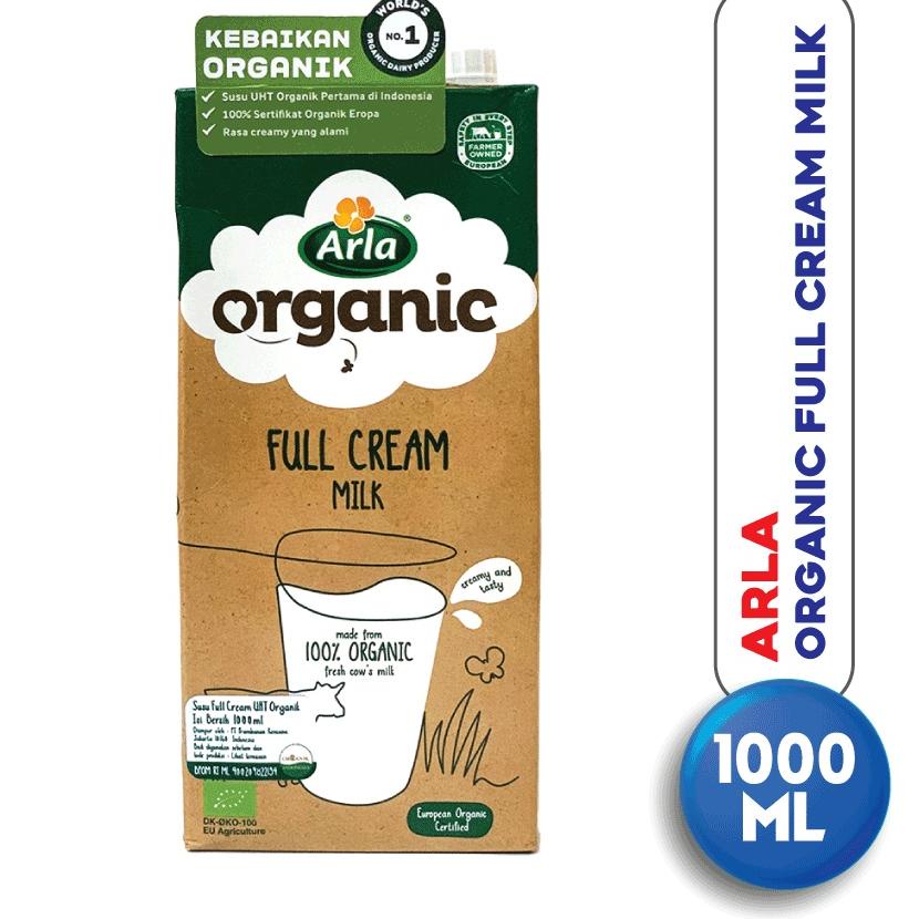 

℗ ARLA Full Cream UHT Organic 1 Liter Susu Full Cream ➻