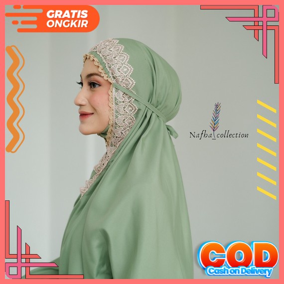 Mukena Dewasa Katun Rayon Bordir Nadira Jumbo Mukenah Bali Dewasa Jumbo Mungkena Rayon Adem Rukuh Te