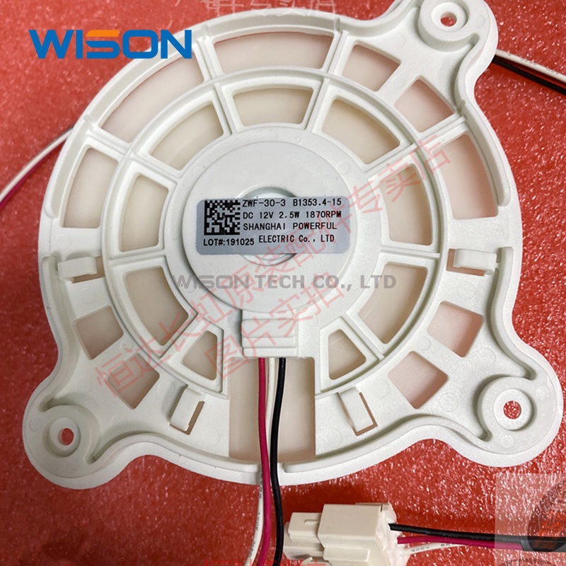 Original Baru Untuk Motor Kulkas ZWF-30-3 DC12v 2.5W 3W 1870RPM Kipas Pendingin Untuk Samsung/Haier/midea