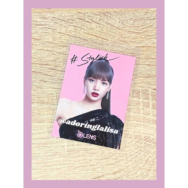 [RARE] Blackpink Lisa fansign Olens official photocard / pc / merch / Born Pink
