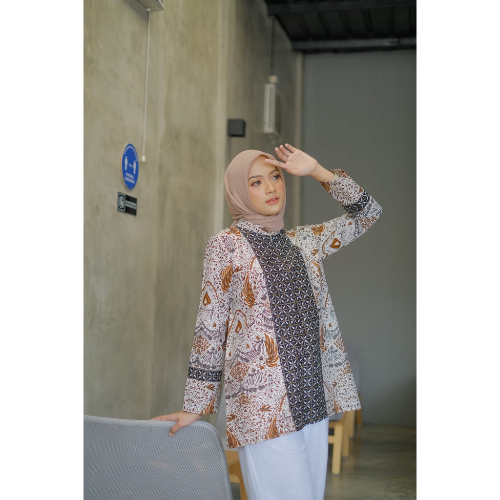 Baju Wanita Kemeja Wanita Blus Batik Wanita