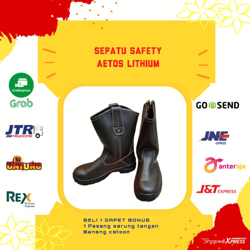 SEPATU SAFETY AETOS LITHIUM/SEPATU SAFETY/SEPATU AETOS LITHIUM/SEPATU SAFETY MURAH/JUAL SEPATU SAFET