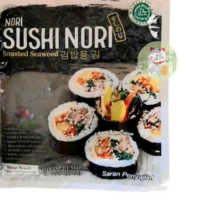 

☚ Nori Sushi Nori Roasted Seaweed Rumput Laut 50 Lembar ➢