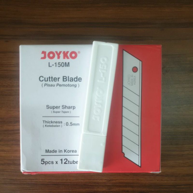 

ISI PISAU CUTTER BESAR JOYKO L-150M @TUBES