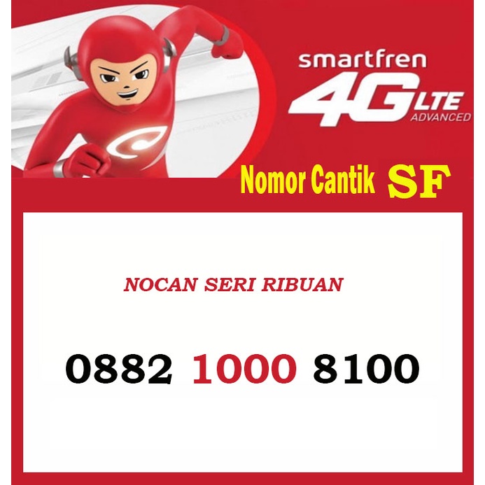 Nomor Cantik SmartFren 4G LTE  11 12 dan 13 Digit Kartu Perdana Prabayar Nomer Cantik Smart Fren