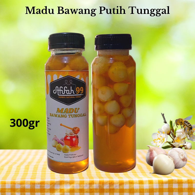 

Madu Bawang Tunggal 300gr - Madu Bawang Lanang - Madu Asli Bawang Putih Tunggal Afifah 99