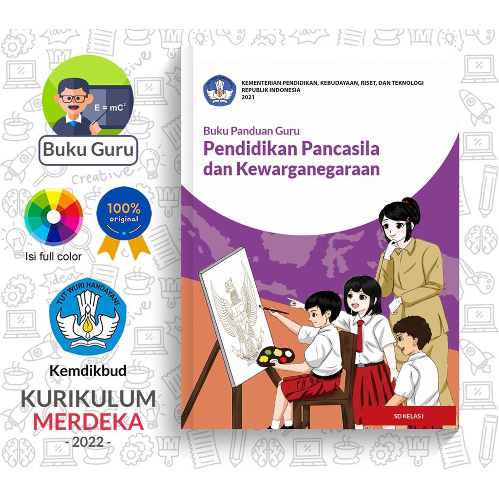 Buku GURU PPKN KELAS 1 SD / MI Kurikulum merdeka