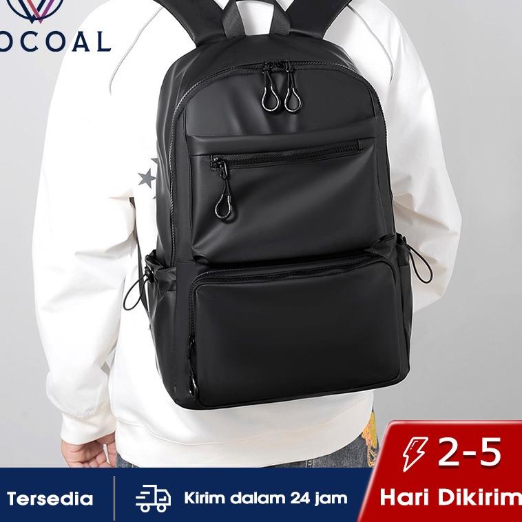 ♘ Vocoal Pria Ransel Laptop Tahan Air Ransel Perjalanan Tas Bisnis Ransel Perguruan Tinggi Tas Bahu 