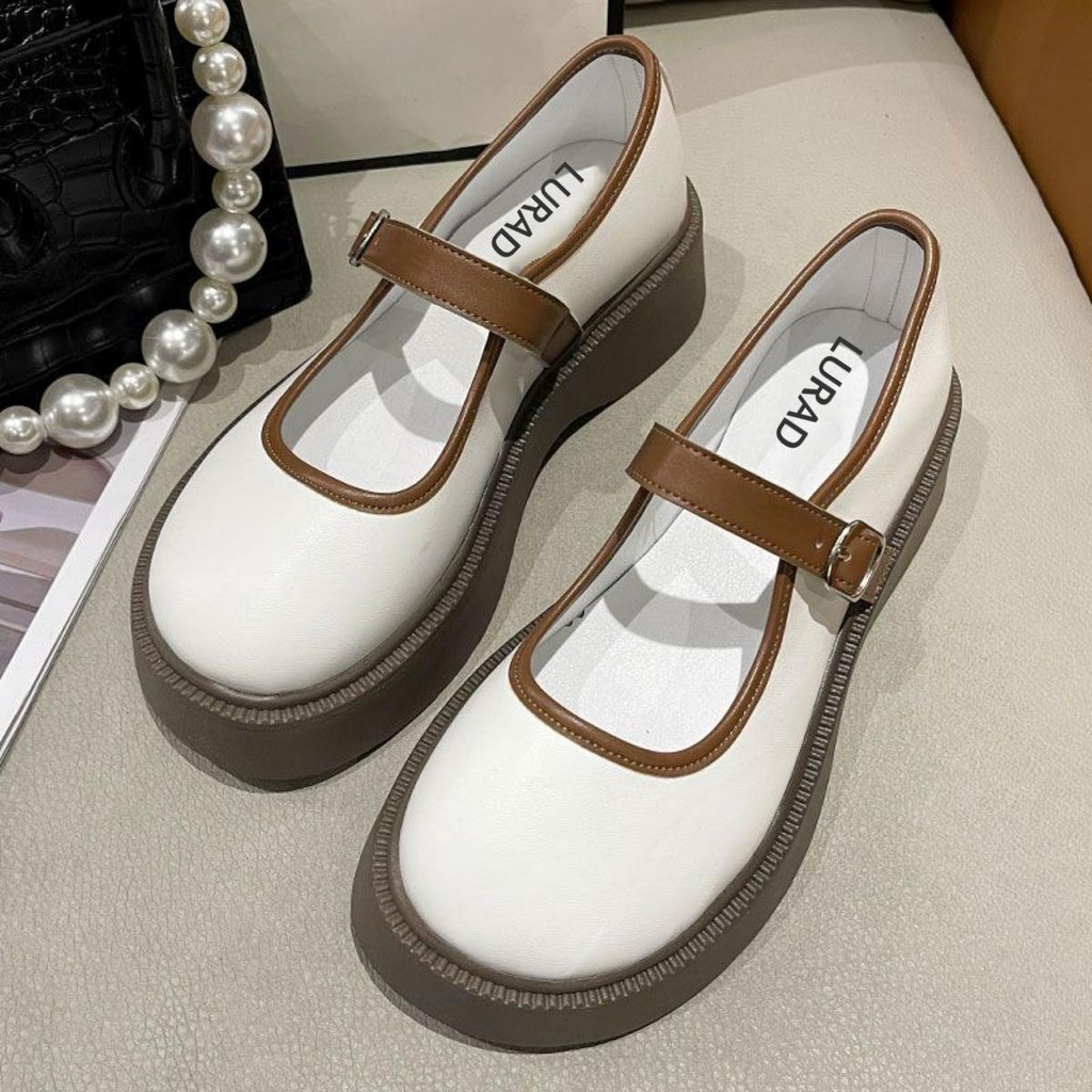 Sepatu Wanita Wedges Kekinian Platform Tinggi 5cm Sepatu Cewek Bertali Casual Import Korea Style