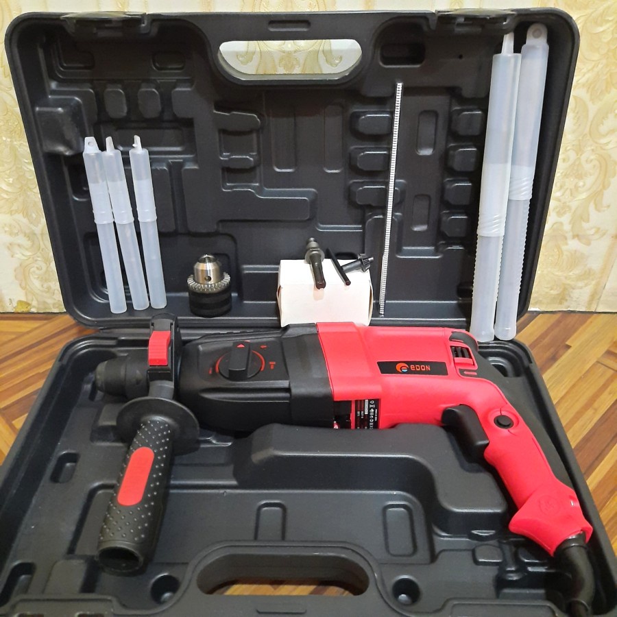 MESIN BOR HAMMER EDON MESIN SDS PLUS 3 FUNGSI