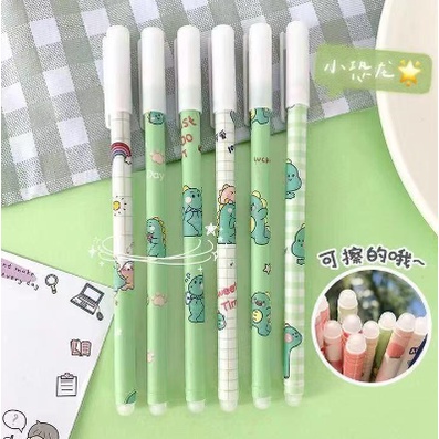 

GROSIRJUJUR Pena Bisa Dihapus Pulpen Gel Hapus Tinta Alat Tulis Anak Sekolah Karakter Animal Erasable Bolpoin