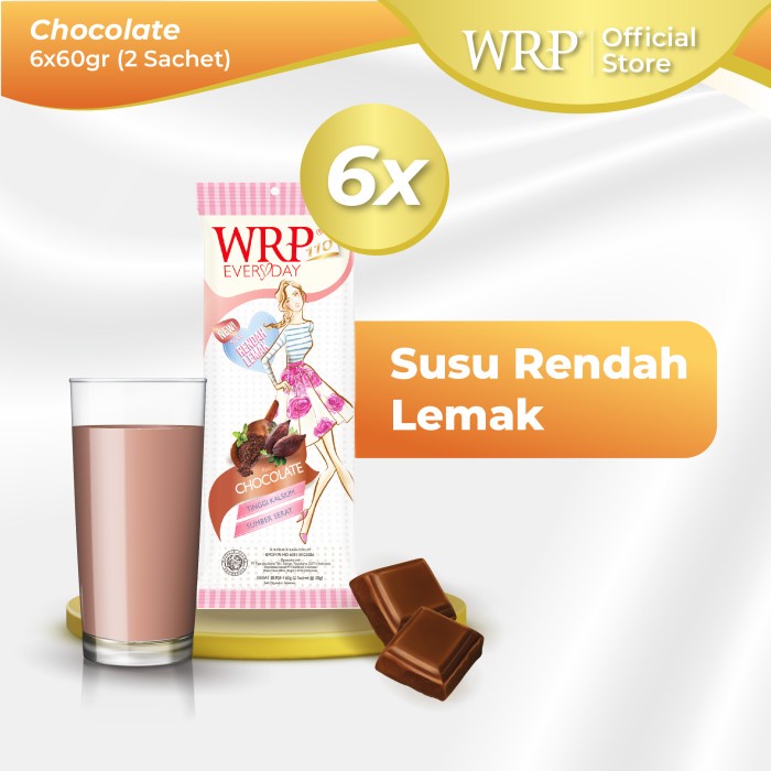 

[ COD ] WRP Low Fat Milk Chocolate 60gr (Bundle 6)