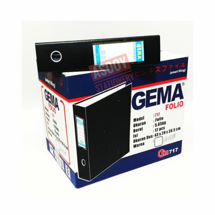 

Ordner Folio Gema Matt (1 Lusin/ 12 Pcs)