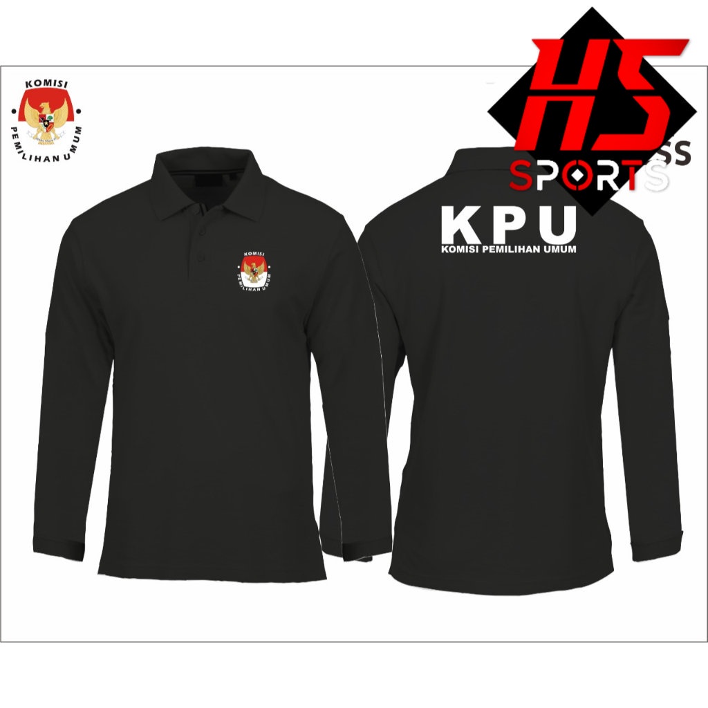 POLO KPU - BAJU KPU LENGAN PANJANG - BAJU KERAH KPU - KOMISI PENGAWAS UMUM