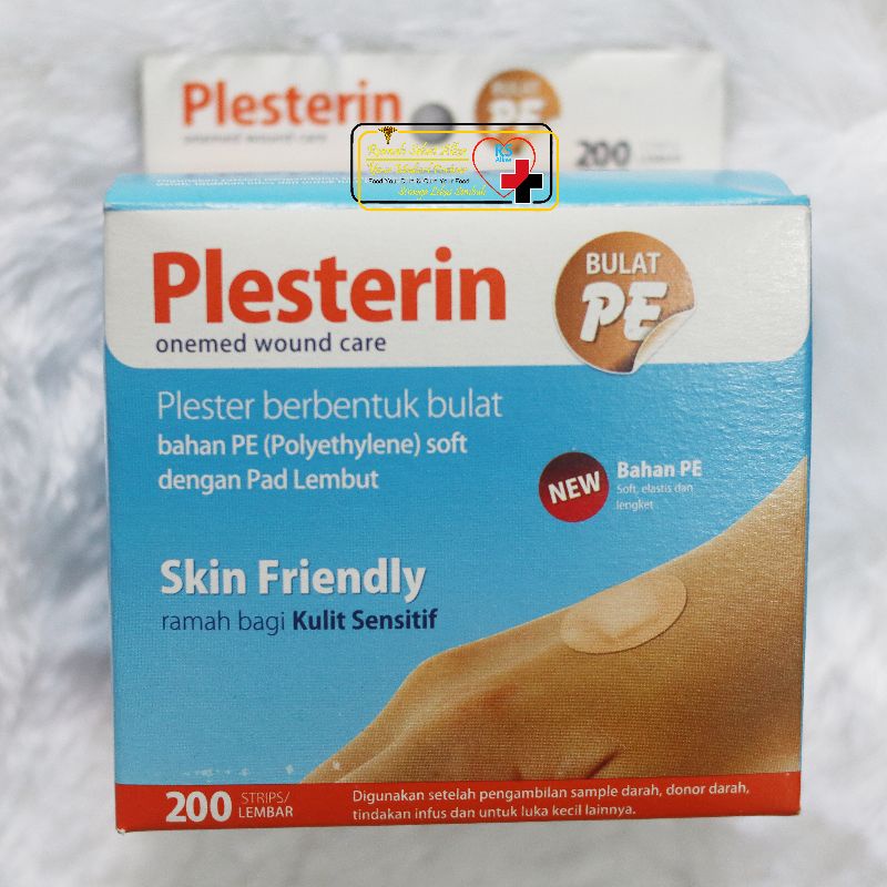 Plesterin PE Bulat Coklat Plester Bulat COKLAT Isi 200