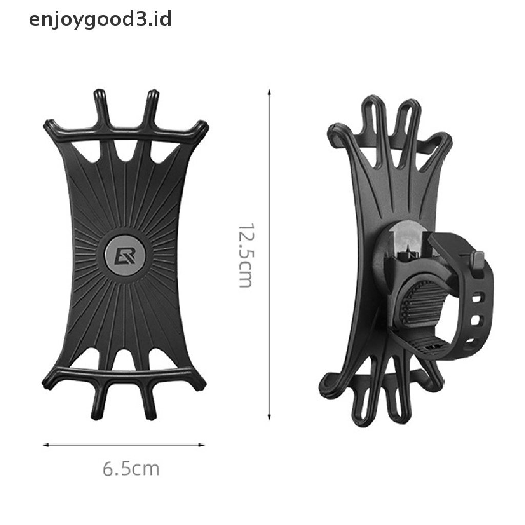 【 Rready Stock 】 360 Rotatable Silicone Bicycle Phone Holder Balance Car Motorcycle Stand GPS Support For Iphone 11 Xiaomi 10 Huawei P40 （ ID ）