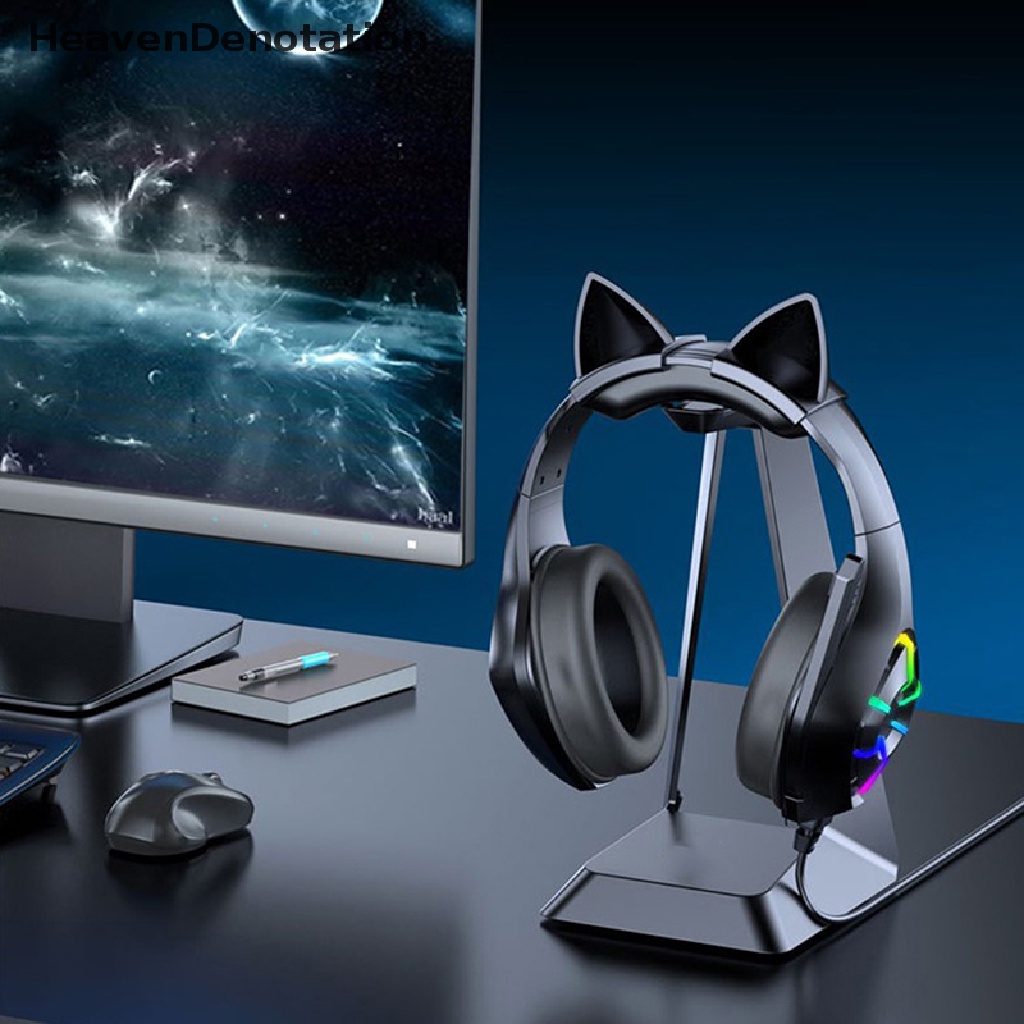 [HeavenDenotation] Universal Headphone Stand Holder Headset Gaming Stand Earphone Display Rak Gantungan Over Ear Headset PC Rak Penyangga HDV