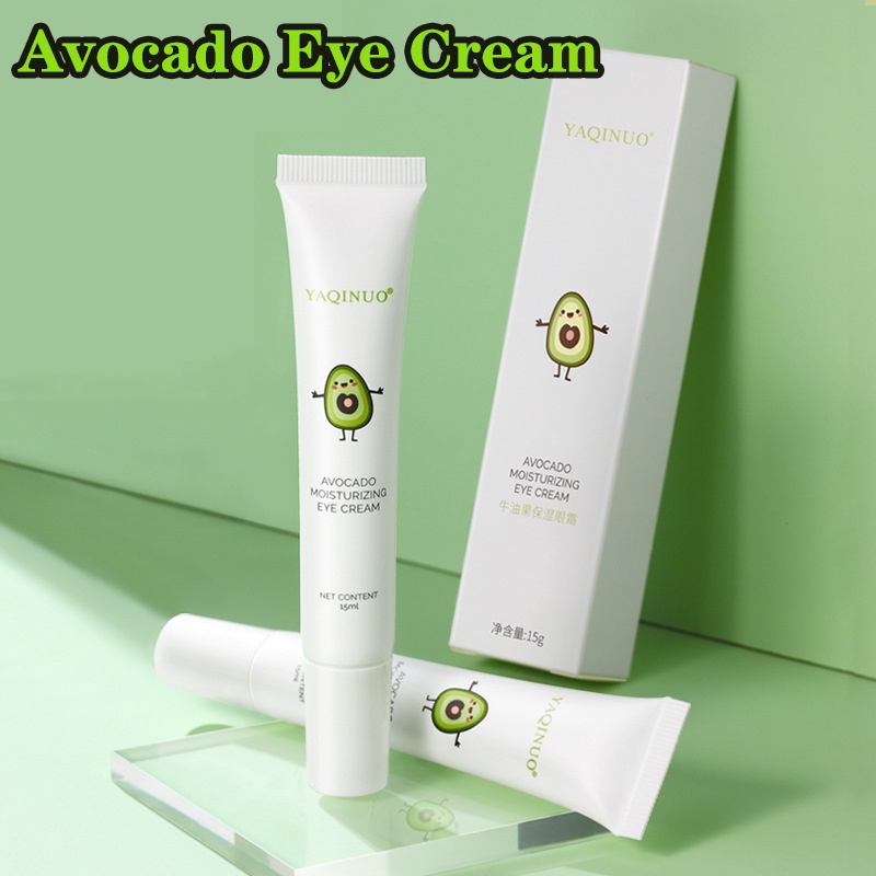 COD/15GR YAQINUO Avocado Eye Cream KRIM PENGHILANG MILIA LEMAK BAWAH MATA
