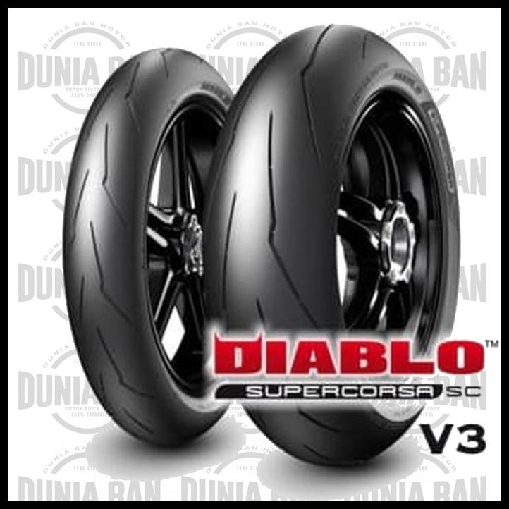 Terbaru Ban Ninja Pirelli Diablo Supercorsa Uk 120/70-Zr17 Dan 160/60-Zr17 V3