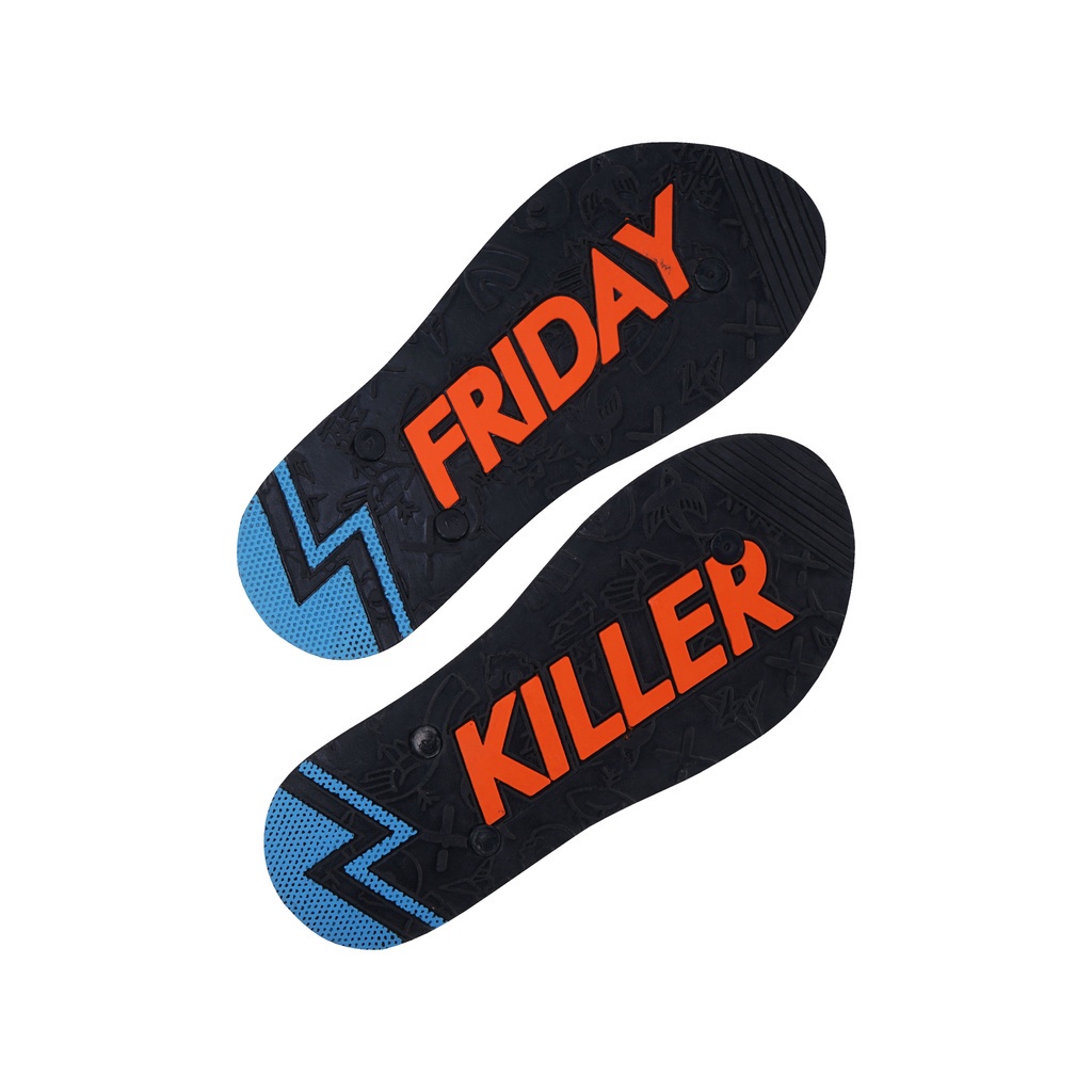 SANDAL FRIDAY KILLER | BIG DIPPY BLACK WHITE