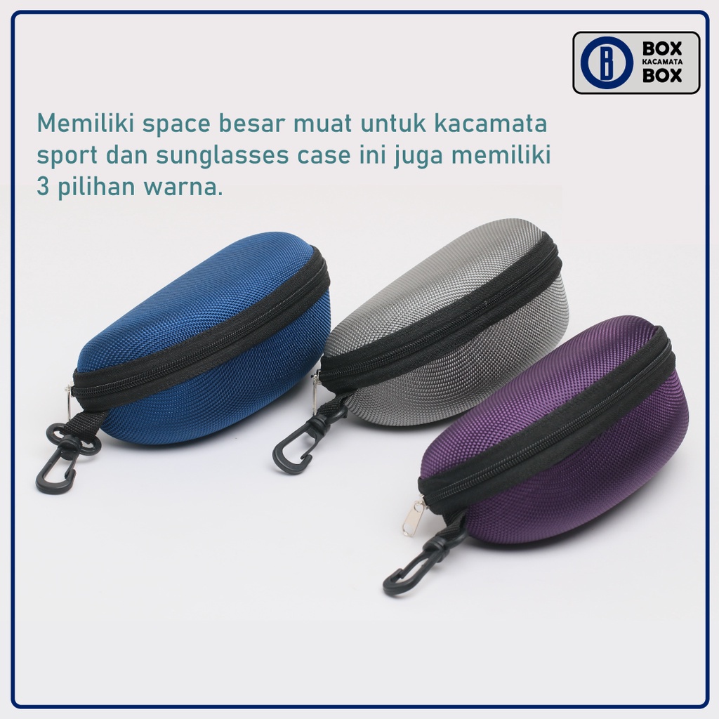 TEMPAT KACAMATA RESLETING KOTAK KOTAK Box Kacamata Resleting / Box Sunglasses Ukuran Besar Oversized Motif Timbul / Tempat Kacamata Sleting Besar S11