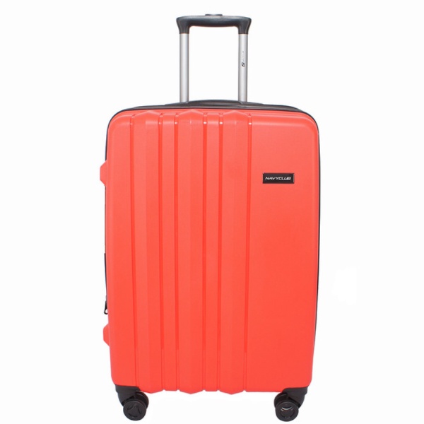 Promo Navy Club Tas Koper Hardcase Fiber-Kunci TSA - HJJB Size 20 Inch - Merah Murah