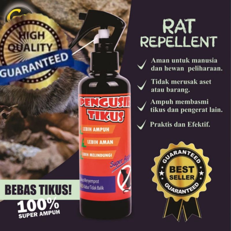 Rat Repellent Spray Cairan Pengusir Tikus Pembasmi Anti Mobil Rumah Ruangan