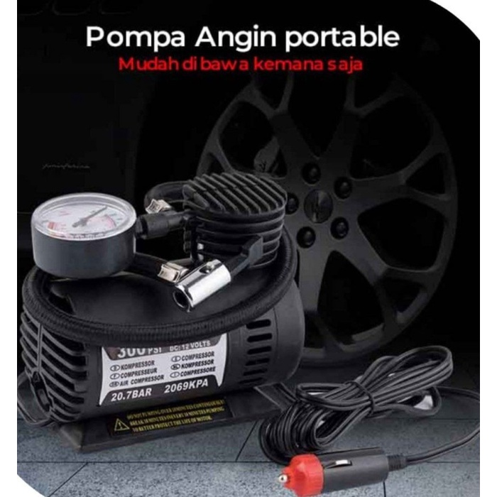 FMFIT mini kompresor compressor portable pompa ban angin mobil car elektrik