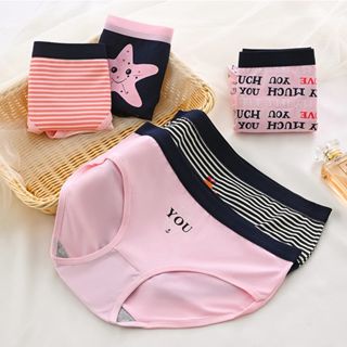 GO!CD1076 CD imut fashion Undies Celana Dalam Wanita Corak high quality katun import