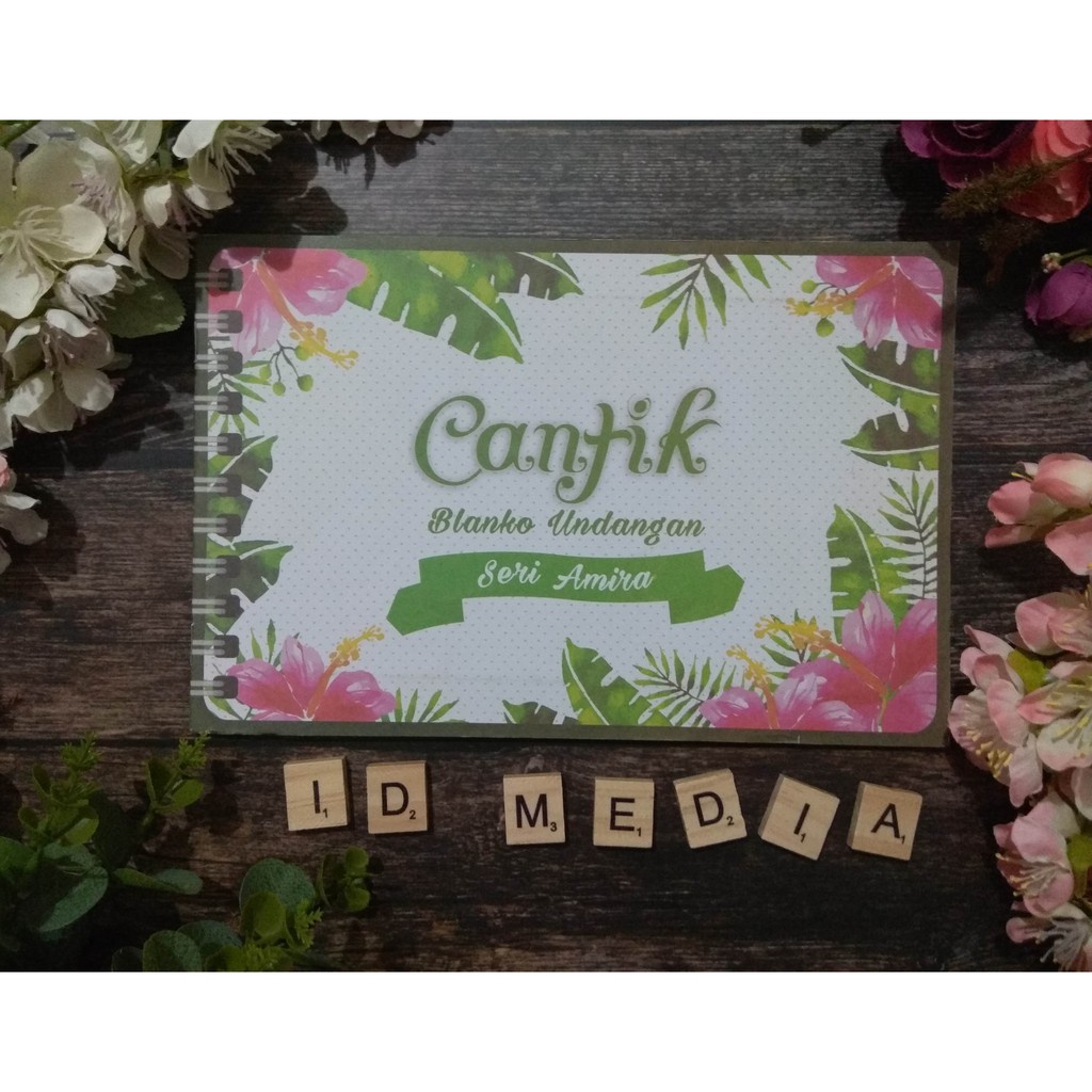 Katalog Blanko Undangan Cantik Seri Amira