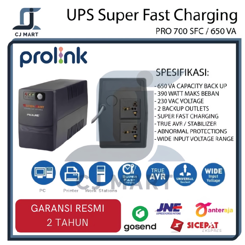 UPS PROLINK PRO700 650VA