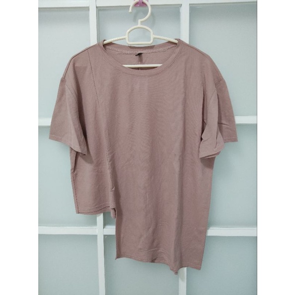 Kaos Polos Magnolia Pink Wanita Murah