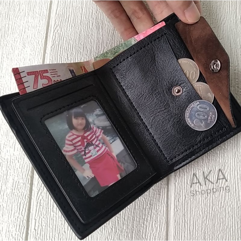 [DPK DV01] Dompet Pendek Lipat Vertical Pria ORIGINAL BRANDED