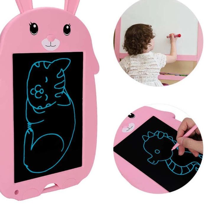 ⅎ TABLET gAMBAR lcd Writting Papan Tulis Model KELINCI LCD Drawing - Tablet anak LCD Writing Tablet 