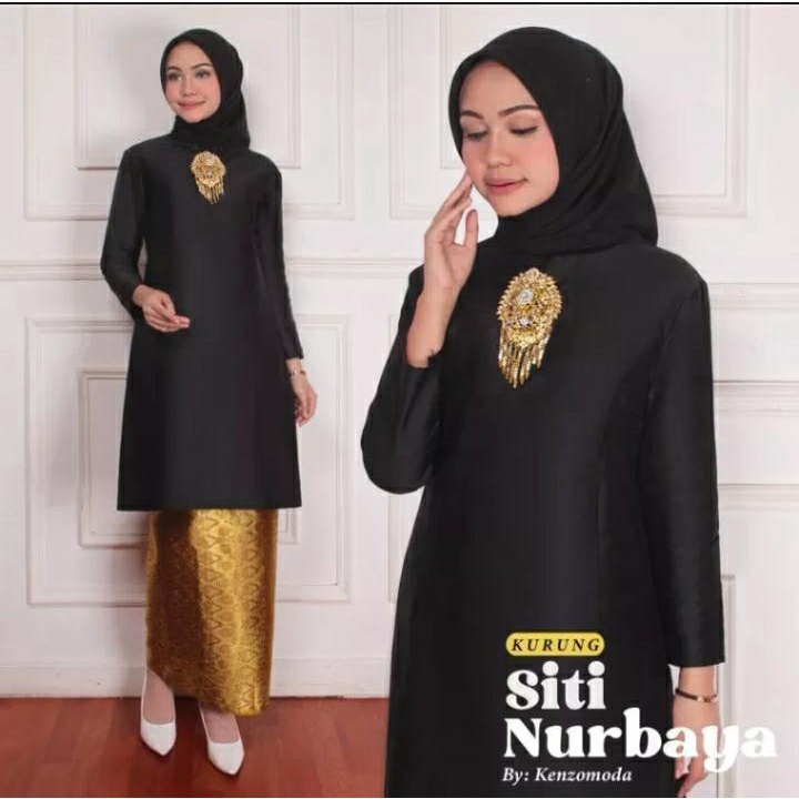 Setelan Songket Siti Nurbaya || Set Baju Kurung Melayu Tradisional || Ready Seragam Size JUMBO DVN STYLE