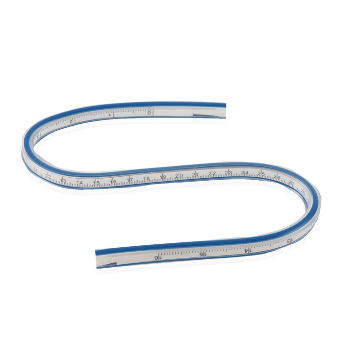 

BISA COD Flexible Curve Ruler CT 40 - Penggaris Jahit Pola Lengkung Flexible