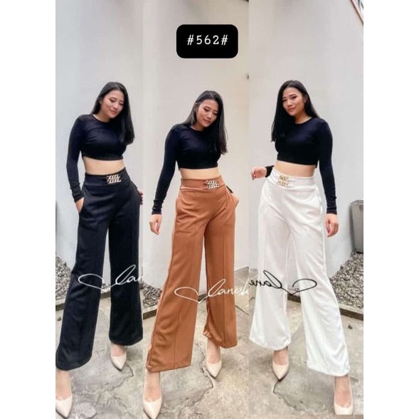 Vanesha Margaretta - 562 Kulot Rantai -  Celana Kulot - fashion wanita