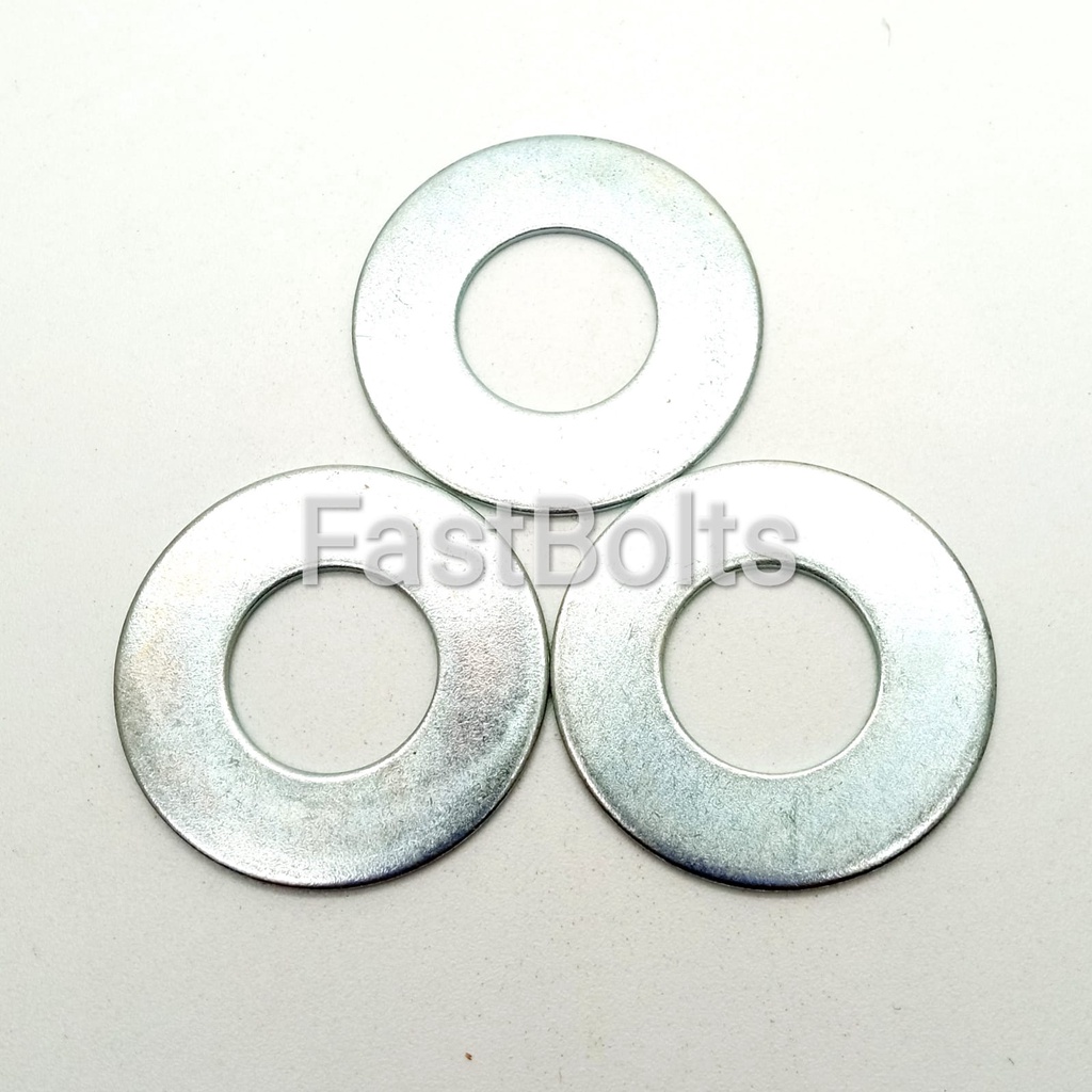 Ring Plat M14 / Ring Plat Putih Tipis/ Washer Plate Putih Tipis 14mm Baut Kunci 22
