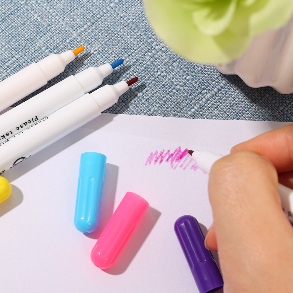 Fabric Erasable Pen Art Dressmaking Tailor's Quilting Ink DIY Alat Menghilang Air Washable Marker Pen Stitch Water Erasable Sewing