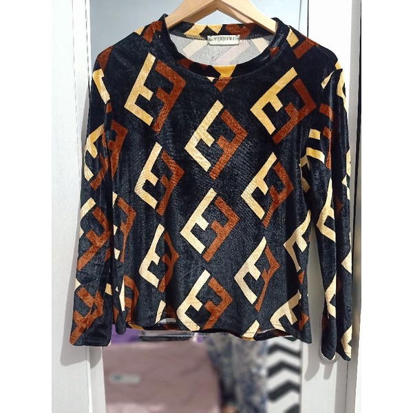 Preloved blouse fendi