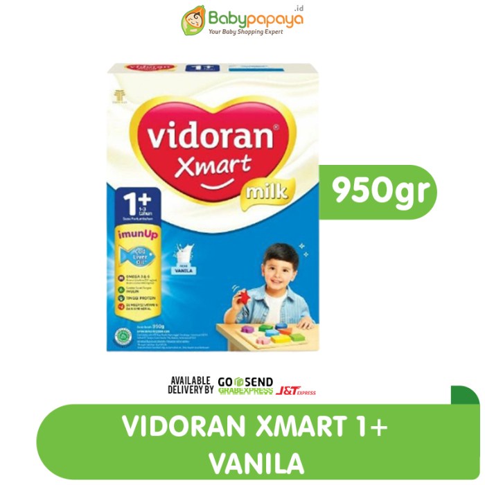 

[ COD ] VIDORAN Xmart 1+ Nutriplex Vanilla 1000gr