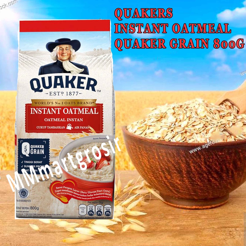 QUAKERS OATS INSTANT/ OATMEAL 800g/ QUAKER GRAIN