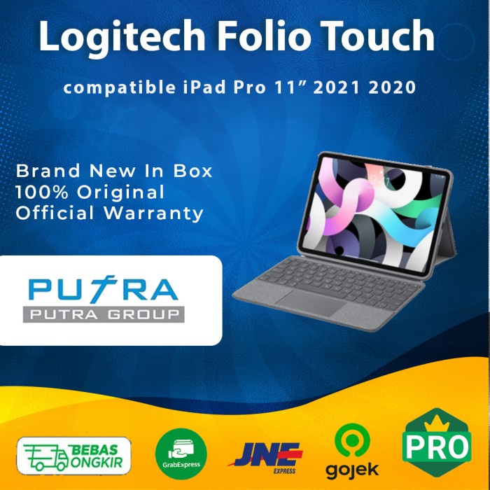 Terlaris Logitech Folio Touch With Trackpad For Ipad Pro 11 Inch 2020 2021