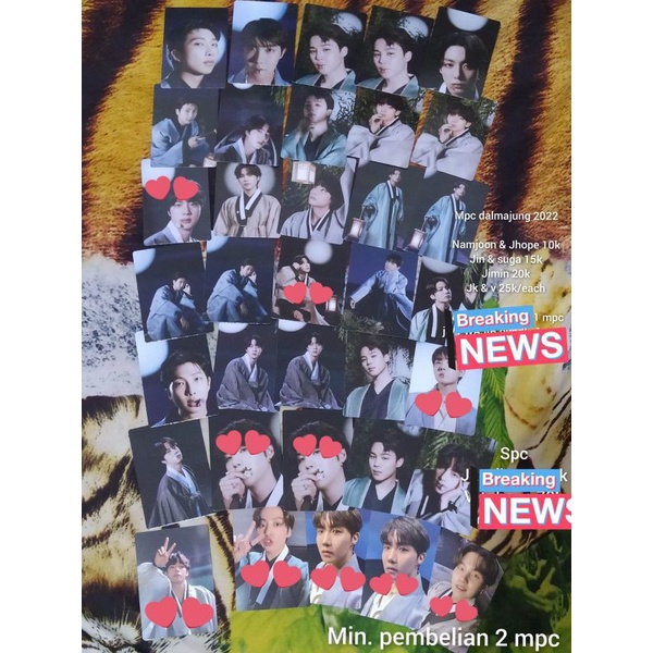 MPC DALMAJUNG 2022 NEW BTS NAMJOON RM SEOKJIN JIN HOSEOK JHOPE YOONGI SUGA JIMIN TAEHYUNG V JUNGKOOK