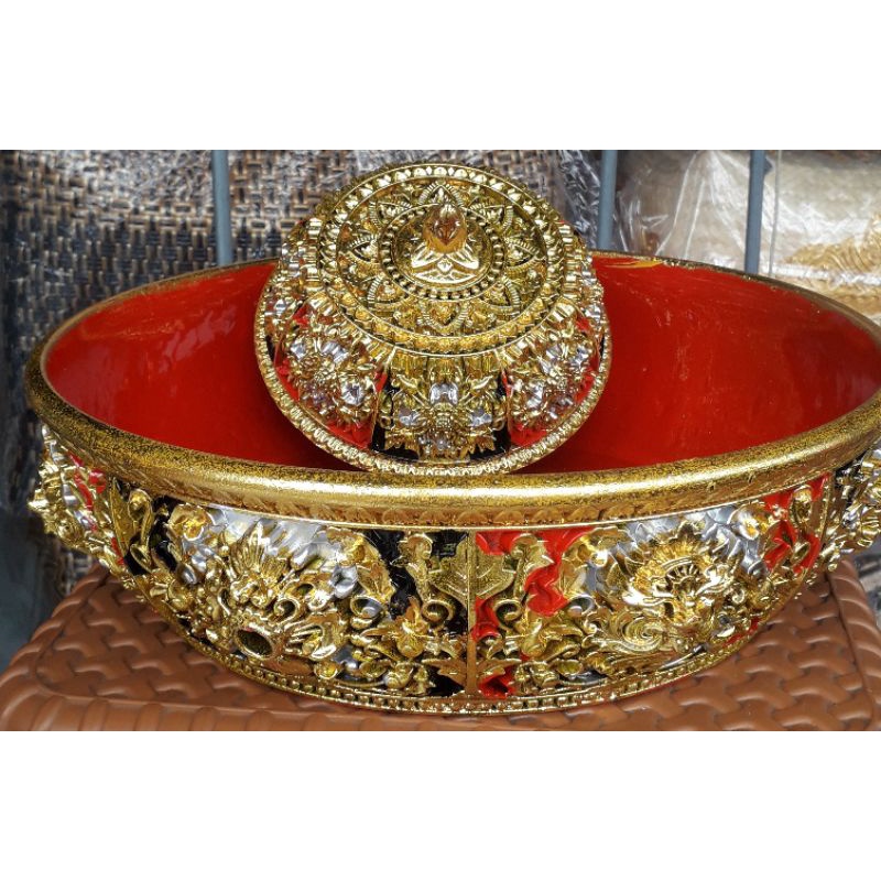 set bokor fiber prade elite  cantik/ uku30 cm/TIDAK COD